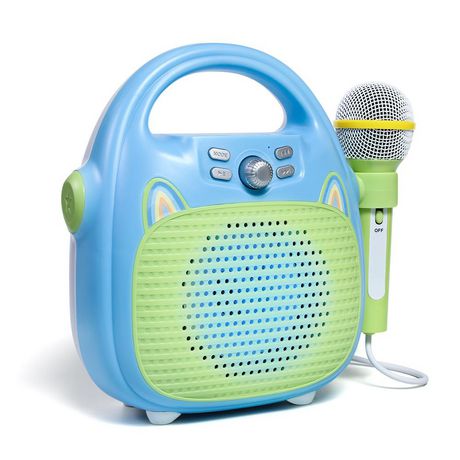 VeGue Machine de karaoké pour Enfants，Mini Haut-Parleur Bluetooth Portable  avec Microphone sans Fil et lumières LED pour fête à la Maison, Cadeaux  d'anniversaire pour Filles et garçons : : Instruments de musique