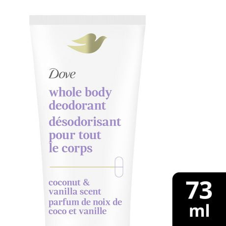 Crème Désodorisante pour Tout le Corps Dove  parfum de noix de coco et vanille 73 ml
