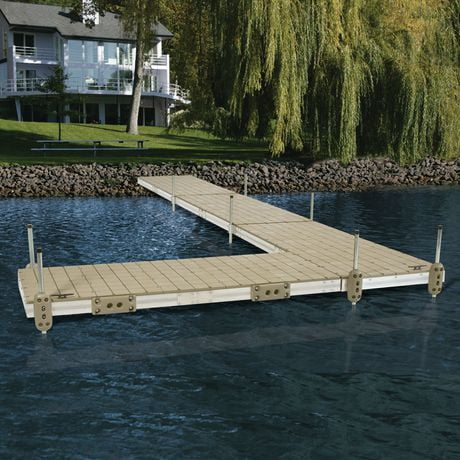 Aluminum Floating Dock Kit w/Resin Top - 4'x10' | Walmart Canada