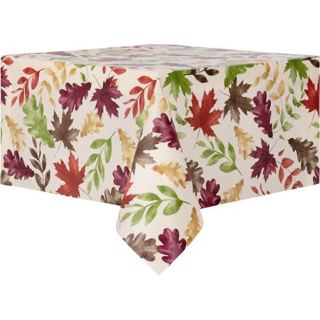 Harvest PEVA Tablecloth 60x102-LEAVES - Walmart.ca