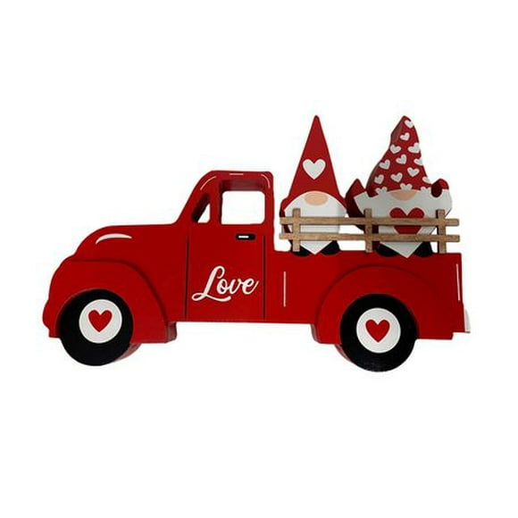 Way to Celebrate Red Truck with Gnomes