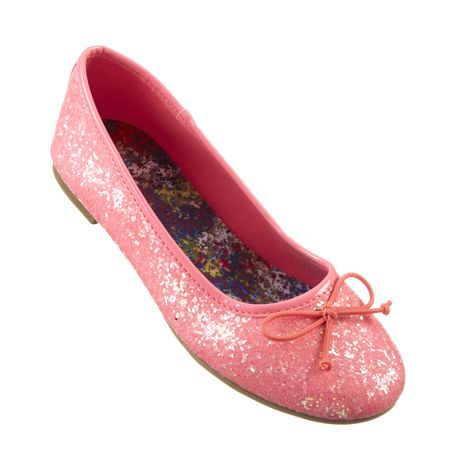 George Girls' Ballerina Glitter Shoe - Walmart.ca