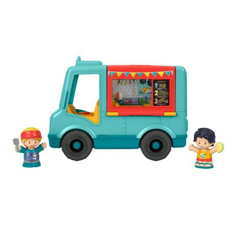 Fisher-Price Little People Serve It Up Food Truck - Bilingual Edition, Ages 1-5