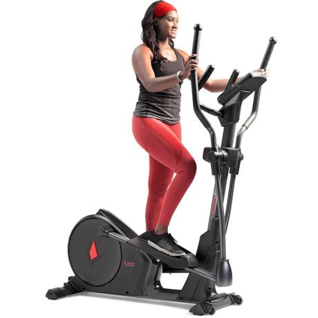 Machine d’exercice elliptique Sunny Health & Fitness Premium Smart Trainer avec connectivité Bluetooth améliorée de l’application exclusive SunnyFit® - SF-E3912SMART