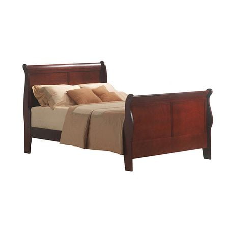 ACME Louis Philippe III Twin Bed in Cherry