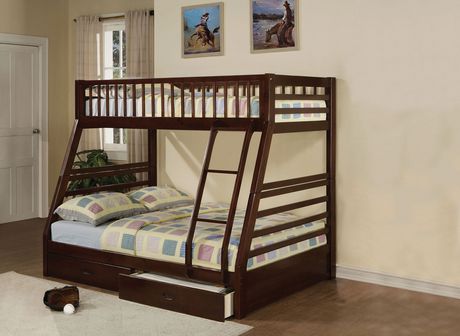 Acme Jason Twin Over Full Bunk Bed With, Jason Twin Over Full Bunk Bed