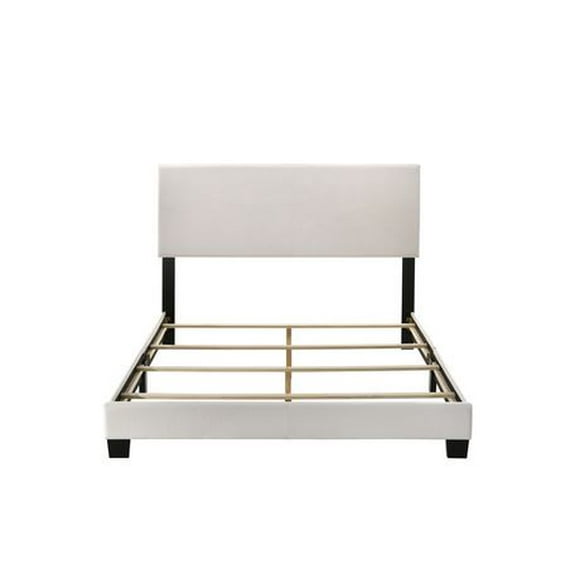 ACME Lien Queen Bed in White PU