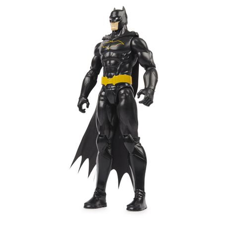 Batman 12-inch Action Figure (Black Suit), for Kids Aged 3 and up ...