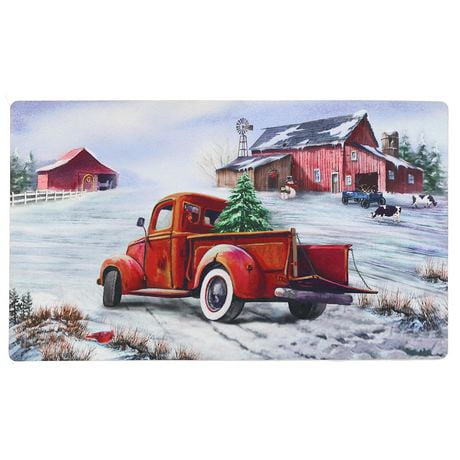 Printed Rubber Mat (Red Truck) | Walmart Canada