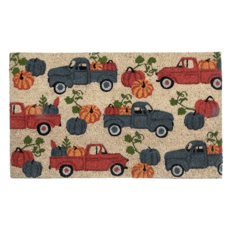 Coir Door Mat (Pumpkins On Truck) | Walmart Canada