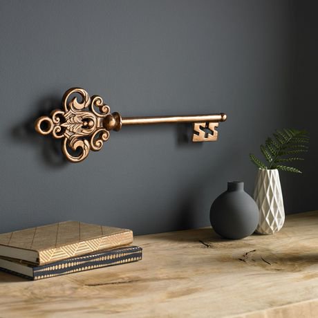Graham Brown rose Gold Castle Key  Wrought Iron Wall  