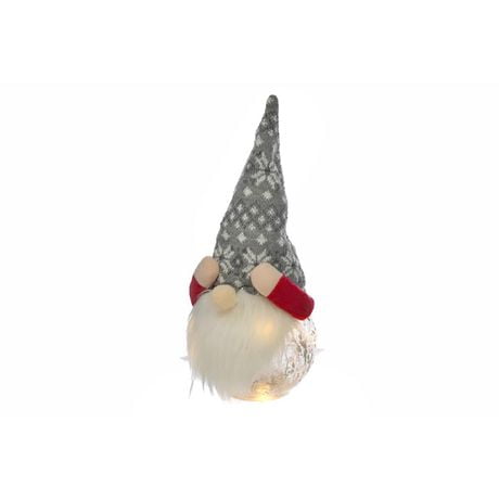 Plush Gnome With Led Glass Body