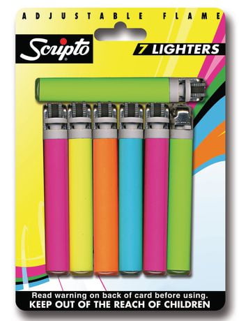 Scripto 7Pk Pocket Lighers | Walmart Canada Scripto 7Pk Pocket Lighers | Walmart Canada