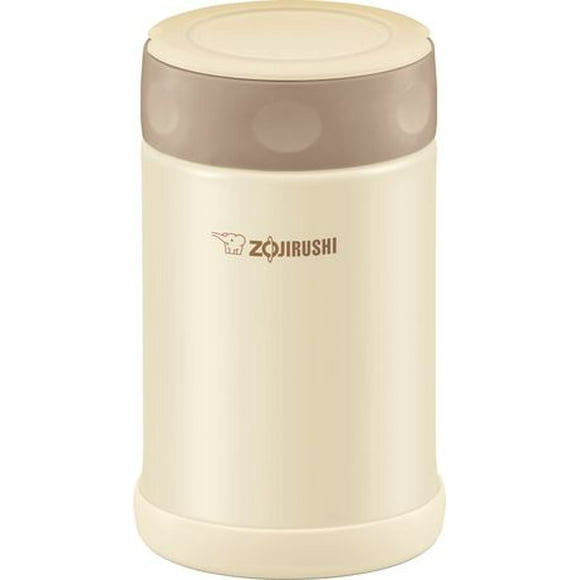 Zojirushi Vacuum Insulated Stainless Steel 17 Oz. Food Jar, Cream