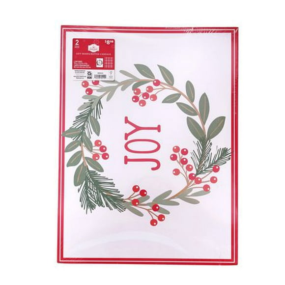 Joyful Wreath & Plaid Holiday Gift Box Set