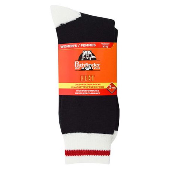 Chaussettes Pathfinder par Kodiak thermique de haute performance pour femmes en paq. 3