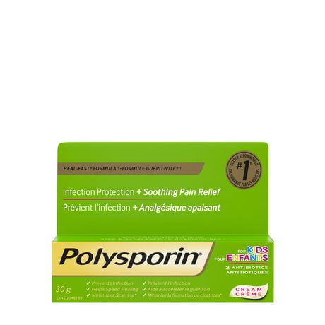 Polysporin Antibiotic Cream for Kids, First Aid Care, 30 g