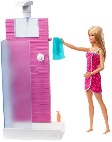 barbie shower set