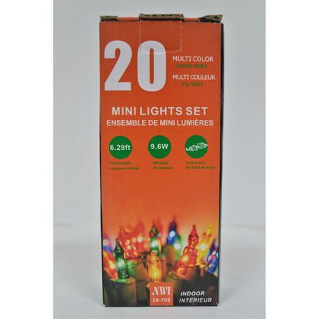 20 Lt Mini Indoor Mini Light Set (Multi-Ampoules) - Ensemble De 2