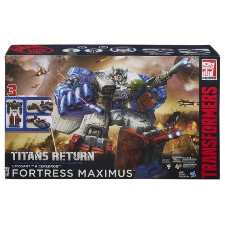 Transformers Generations Titans Return Titan Class Fortress Maximus ...