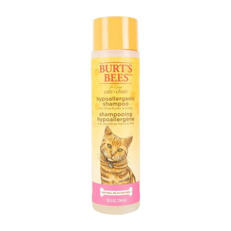 Burt's Bees Hypoallergenic Cat Shampoo, 10 fl oz, With Shea Butter & Honey