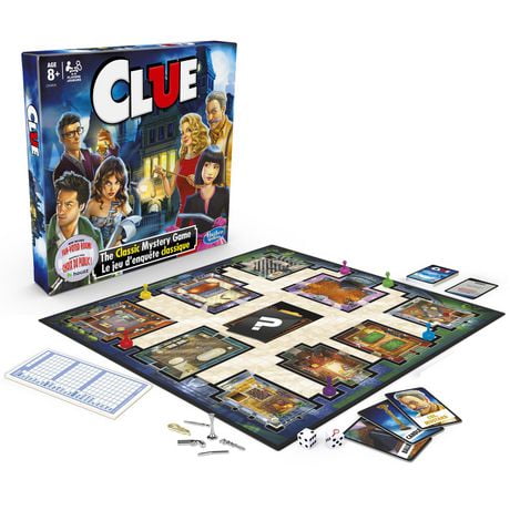 Clue Board Game; Features Fan Voted Room | Walmart Canada