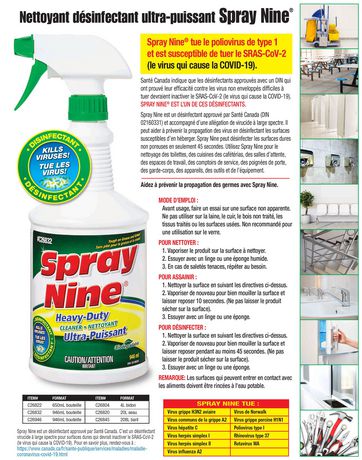 Spray Nine Heavy-Duty Disinfectant Cleaner | Walmart Canada