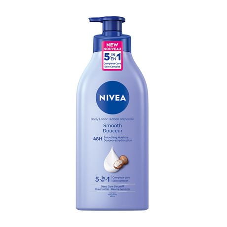 NIVEA Lotion corporelle Douceur | Hydratant au beurre de karité 48H pour peau sèche 625 ml