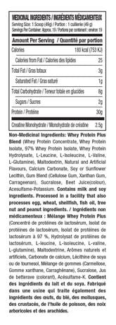 six star strawberry whey protein