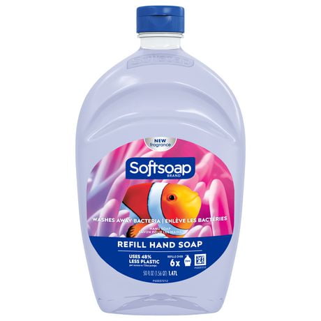 Recharge de savon liquide pour les mains Softsoap, série Aquarium 1,47 L
