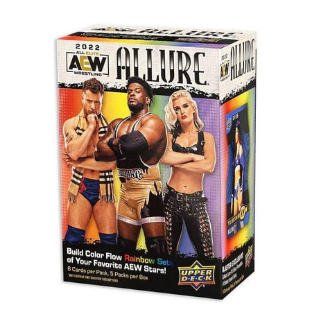 2022 Upper Deck AEW Allure Wrestling Blaster Box Trading Cards
