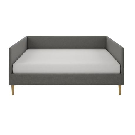 DHP Franklin Mid-Century Upholstered Daybed, Twin Size, Blue Linen ...