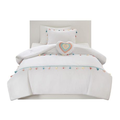 Msk Tassel 3pc Comforter Set Walmart Canada