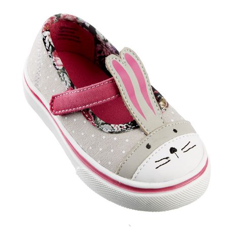 George baby Girls' Bunny Canvas Shoes | Walmart Canada