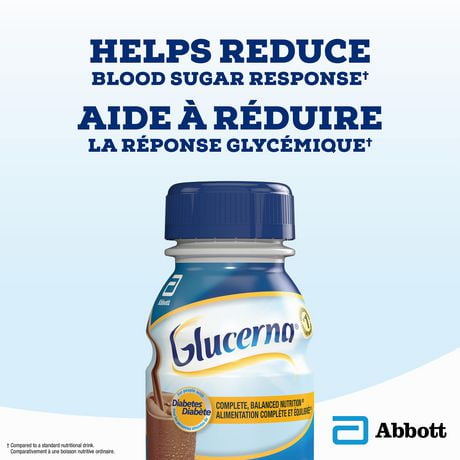 Glucerna Nutritional Drink Meal Replacement Shake Complete Balanced Nutrition For People With Diabetes Chocolate 6 X 237 Ml Walmart Canada