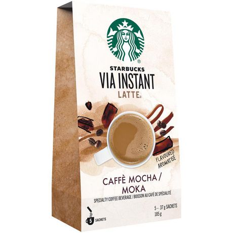 coffee specialty starbucks mocha latte beverage via instant caff mix drinks