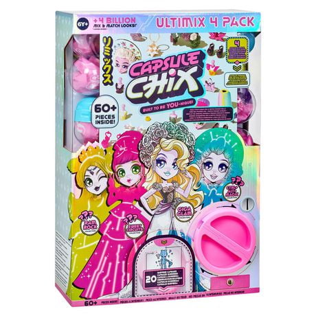 Capsule Chix Dolls Ultimix 4 Pack | Walmart Canada