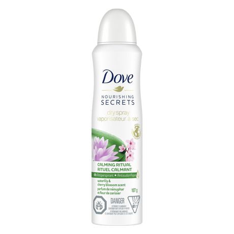 Dove Water lily & Cherry Blossom Dry Spray Antiperspirant - Walmart.ca