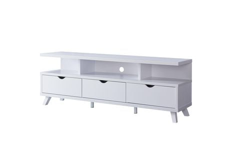 Rowan 60'' TV Stand with Storage, White | Walmart Canada