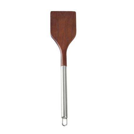 Mainstays Acacia Wood and Stainless Steel Solid Turner, Mainstays Wood and Stainless Steel Turner