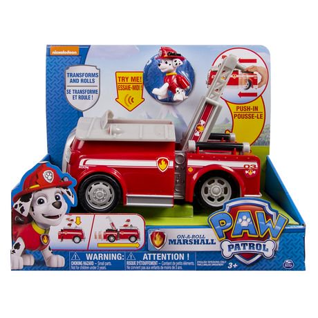 PAW Patrol on A Roll Marshall Toy Vehicle with Action Figure | Walmart ...