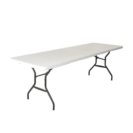 Lifetime 8-Foot Light Commercial Fold-in-Half Table