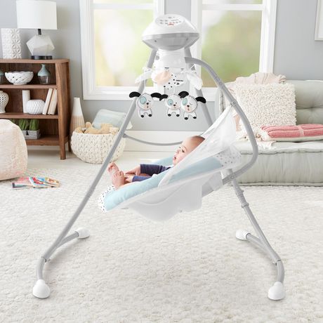 Fisher-Price Dots & Spots Puppy Cradle N’ Swing