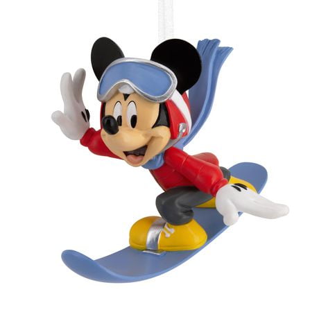 Hallmark Christmas Ornament (Disney Mickey Mouse Snowboarding)