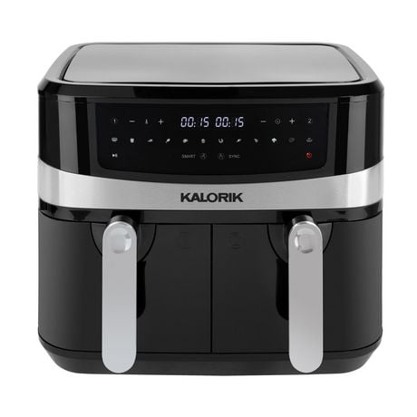 Kalorik® Dual-Basket Digital Air Fryer FT 51328 BK | Walmart Canada