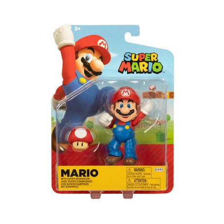 Nintendo 4 Inch Figure - Mario with Mushroom | Walmart Canada