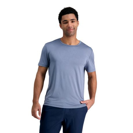 T-shirt performance à manches courtes et à col ras-du-cou Flex ActiveMC de Haggar® pour hommes