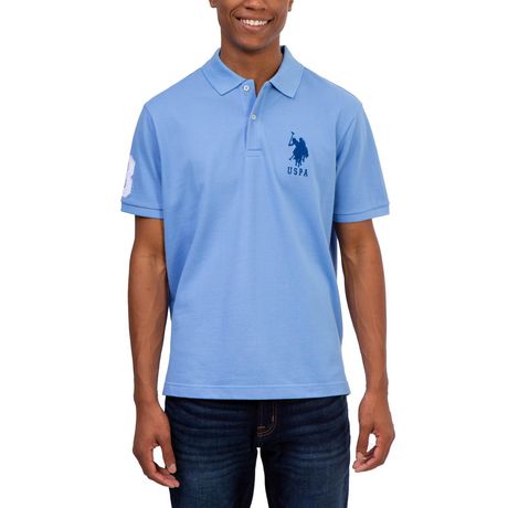 U.S Polo Assn. Men's Solid Pique Polo Shirt | Walmart Canada