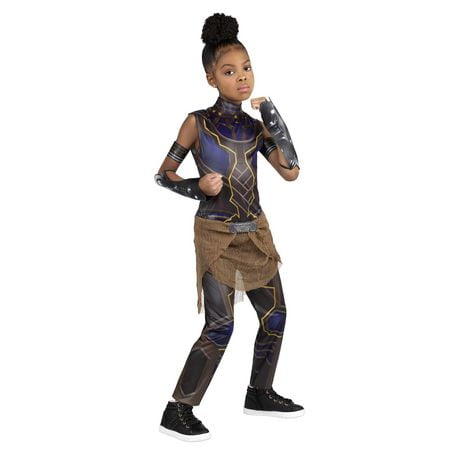 MARVEL’S SHURI YOUTH COSTUME - Poly Jersey Jumpsuit with Sarong, Cuffs and Gauntlets