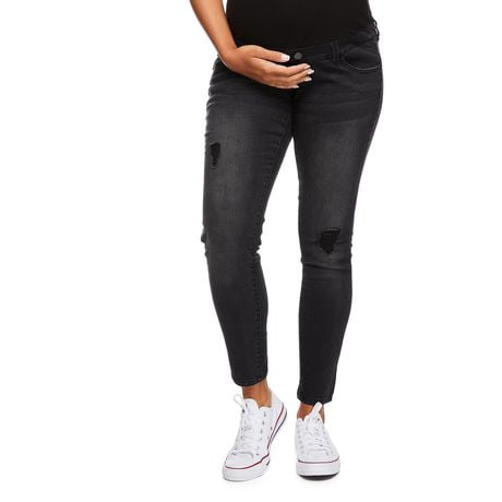 Paisley Sky Maternity Over-the-Belly Skinny Jean